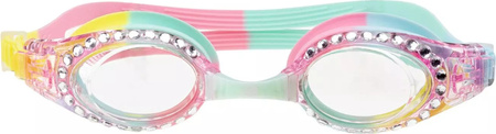Dziecięce okularki Aquawave PRINCESSA JR rainbow/crystal/transparent rozmiar uniwersalny