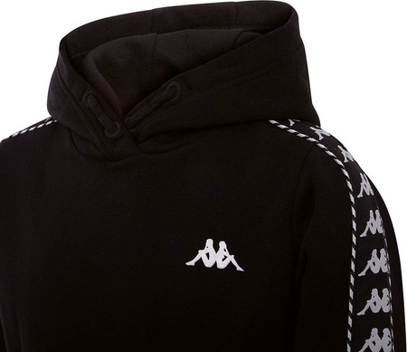 Bluza dla dzieci Kappa Igon czarna 309043J 19-4006