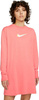 Sukienka damska Nike Nsw LS Dress Prnt różowa DO2580 603
