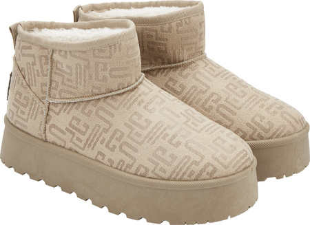 Buty śniegowce damskie Lee Cooper beżowe LCJ-25-32-3651LA