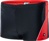 Męskie Bokserki Kąpielowe Helder  black/fiery red rozmiar L