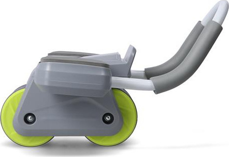 Automatyczne koło do ćwiczeń mięśni brzucha z podparciem kółko ABS KA08 szare
