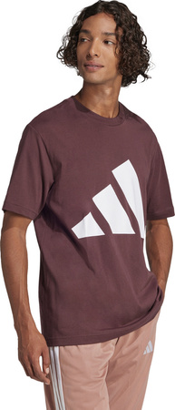 Koszulka męska adidas Essentials Big Logo bordowa JE8939