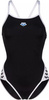 Damski strój kąpielowy Arena WOMEN'S ARENA ICONS SUPER FLY BACK SOLID black-white rozmiar 30