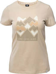 Damska koszulka z krótkim rękawem Hi-tec LADY ALDYS rozmiar M