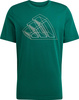 Koszulka męska adidas Tech Outline Graphic zielona JJ1609