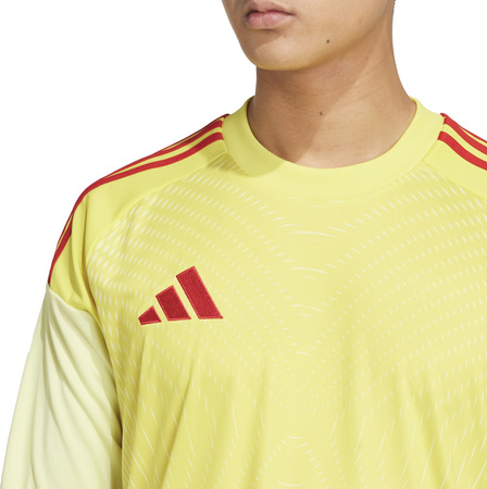 Koszulka bramkarska męska adidas Tiro 25 Competition Goalkeeper Long Sleeve żółta JN2018