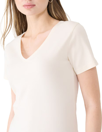 Koszulka damska 4F F1990 złamana biel 4FWSS25TTSHF1990 11S