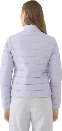 Kurtka damska puchowa 4F F533 jasny fiolet 4FWSS25TDJAF533 52S