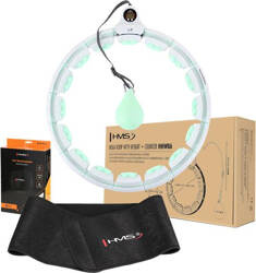 Zestaw hula hop z piłką grawitacyjną i licznikiem HMS hhw06 pas wyszczuplający br163
