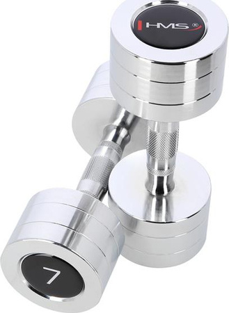 Hantle chromowane HMS CHD07 2x7 kg