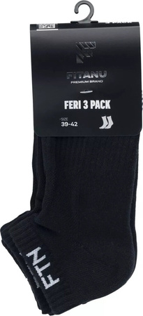 Skarpety do kostki Fitanu Feri 3 Pary bawełna rozmiar 39-42