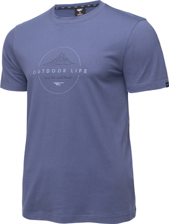 Męska Koszulka Z Krótkim Rękawem Hogan Sp dark grey melange rozmiar M