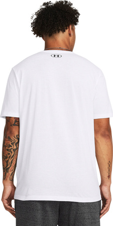 Koszulka męska Under Armour Sportstyle Logo biała 1382911 100