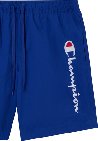 Spodenki kąpielowe męskie Champion Beachshort niebieskie 219978 BS008