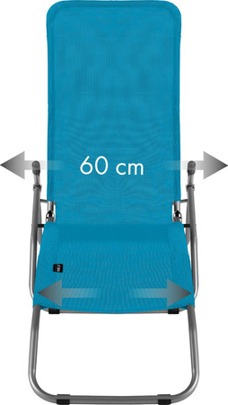 NC3017 LEŻAK TURYSTYCZNY/PLAŻOWY TURKUSOWY NILS