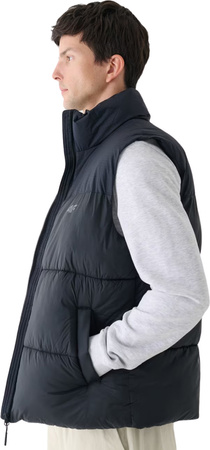 Kamizelka męska 4F M147 głęboka czerń 4FWAW24TVJAM147 20S