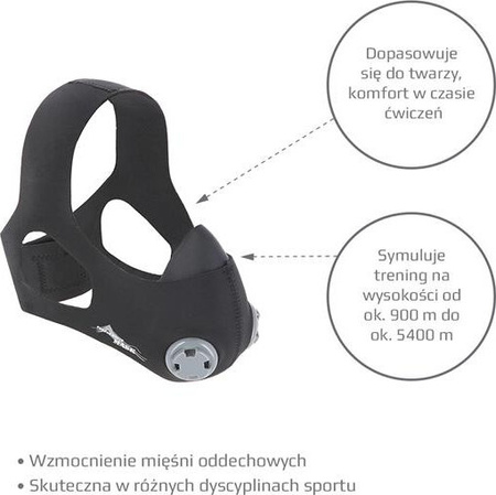 Maska treningowa wydolnościowa performance mask PFM02