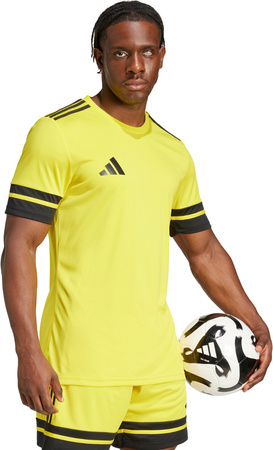 Koszulka męska adidas Squadra 25 Jersey Short Sleeve żółta JG5831