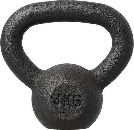 Kettlebell żeliwny HMS KZG04 4 kg