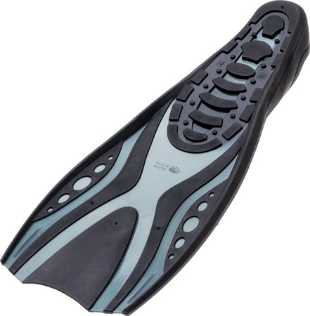 Płetwy kaloszowe do nurkowania i snorkelingu Aquawave Raya czarne rozmiar 38-39