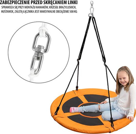 Łącznik uchwyt obrotowy do huśtawki Nils Camp NB5041