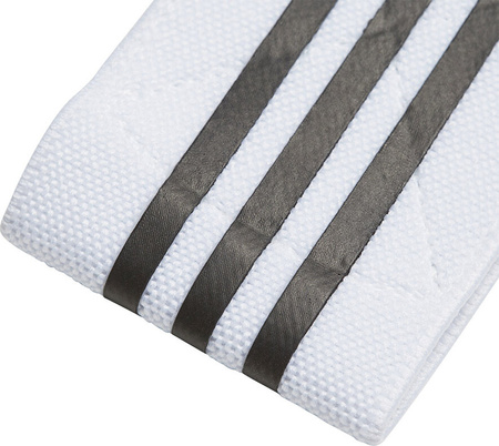 Opaska do ochraniaczy piłkarskich Adidas Ankle Strap biało-czarne 604433 zestaw 2 szt