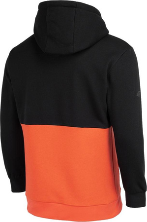 Bluza męska 4F czarno-pomarańczowa H4Z22 BLM027 20S
