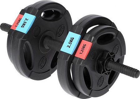 Zestaw sztanga i sztangielki kompozytowe treningowe HMS SGSP60 62 kg