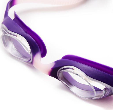 Okularki pływackie Nils aqua nqg170af fioletowy/ różowy dziecięce