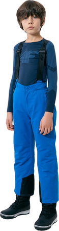 Spodnie narciarskie dla chłopca 4F niebieskie HJZ22 JSPMN001 33S