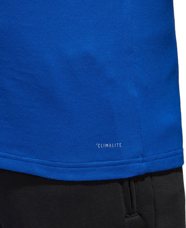 Koszulka męska adidas Condivo 18 Cotton Polo niebieska CF4375