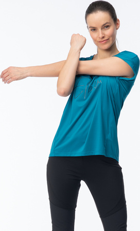 Damska Koszulka Z Krótkim Rękawem Elia Wo's czarny rozmiar L