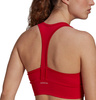 Stanik sportowy damski adidas Farm All-Over-Print Bra Top Aeroready czerwony GM7144