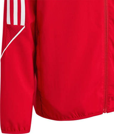 Kurtka dla dzieci adidas Tiro 23 League Windbreaker czerwona IA1624