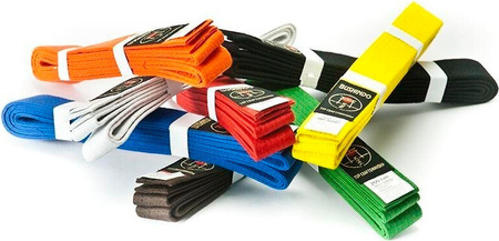 Pas kimono do strojów sztuk walki kimon Karate Judo Bushindo żółty 240 cm