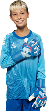Rękawice bramkarskie Select 88 Kids Negative Cut v25 niebiesko-białe 18885
