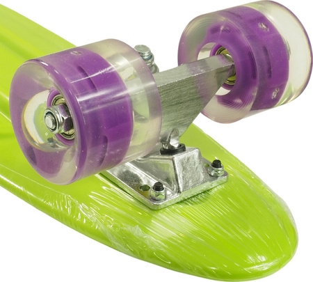 Deskorolka plastikowa Fiszka 22" LED PW-506