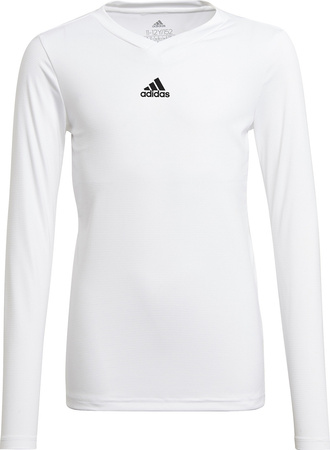Koszulka termoaktywna dla dzieci adidas Team Base Tee biała GN5713
