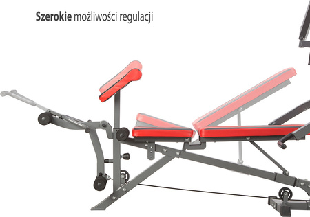 Atlas do treningu siłowego Tytan 10R 200 lbs / 90 kg HMS