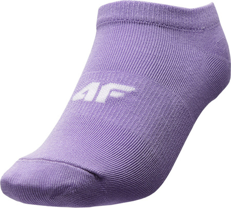 Skarpety dla dziewczynki 4F białe, niebieskie, fioletowe HJL22 JSOD003 10M 34S 52