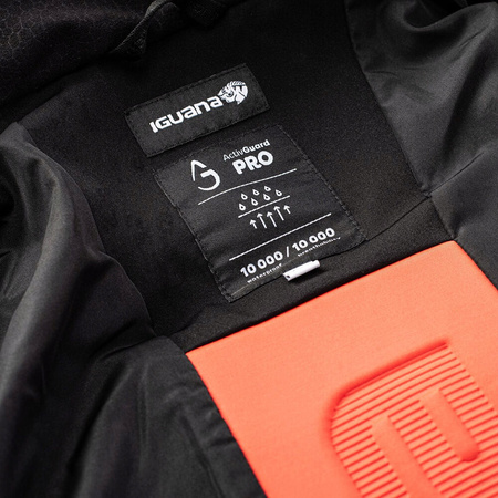 Męska kurtka narciarska snowboardowa zimowa ocieplana membrana 10000mm Iguana Amblo rozmiar XXL