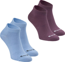 Damskie skarpety do kostki bawełniane odychające Hi-tec Hen 2pak rozmiar 35-38