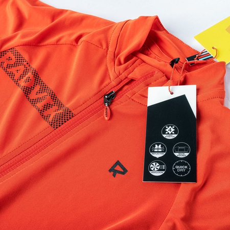 Koszulka rowerowa dziecięca Radvik Bravo Jrb pomarańczowa rozmiar 158