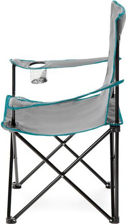 Krzesło turystyczne kempingowe składane Nils camp nc3044 szare