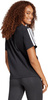 Koszulka damska adidas Essentials 3-Stripes Cotton czarna JM2393
