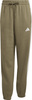 Spodnie damskie adidas Essentials 3-Stripes Fleece Loose-Fit oliwkowe JX7698