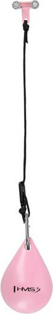 Hula hop z wypustkami i obciążnikiem HMS hhw02 różowe