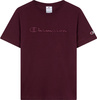 Koszulka damska Champion SS Tee bordowa 118382 RS522