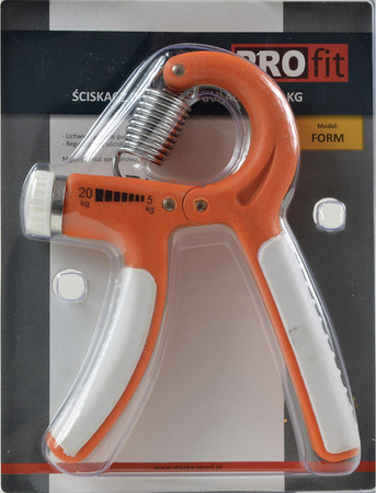 Ściskacz do rąk dłoni ćwiczeń mięśni ręki regulowany Profit Form Plus 5-20kg